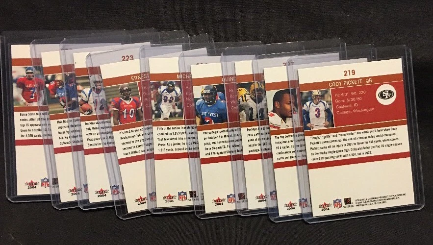 2004 Fleer Ultra Football Cards Singles You Pick - Image 4 of 4