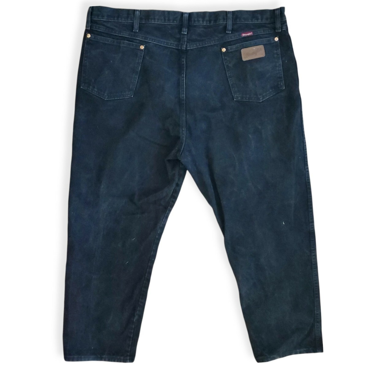 パンツ Wrangler black denim w44 big size!!! Wrangler Jeans Made In USA Black Denim High Waist 11 X 34 30