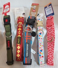 Adjustable Pet DOG Collar Medium 14 in - 20 in New On Card - Choose Your Style