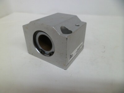 PACIFIC BEARING PM25C LINEAR BEARING PLANE BLOCK 25mm I.D. X 58mm. LONG N.O.S.