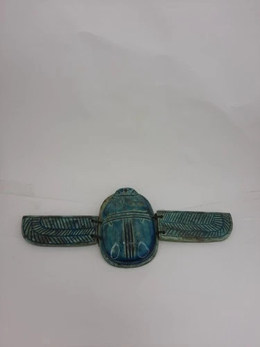 RARE ANCIENT EGYPTIAN ANTIQUES Egyptian Winged Scarab Beetle Khepri Artifact Bc