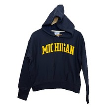 Vintage Champion Sweatshirt Women's M Reverse Weave Michigan Wolverines Hoodie