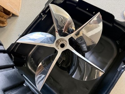 Mercury Racing CNC Cleaver Prop Set of 5 Will Ship! 500R Center Console MTI
