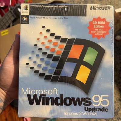Microsoft Windows 95 Upgrade 3.5 Edition RARE FACTORY SEALED NEW W/ Starter Kit