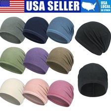 Tactical Skull Cap Winter Fleece Windproof Warm Ski Beanie Cycling Hat Men Women