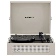 Crosley CR8017B-DU Voyager Vintage Portable Vinyl Record Player Turntable with B