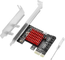 PCIE SATA Expansion Card 2 Port PCIE to SATA Card 6Gbps SATA 3.0 Controller PCI