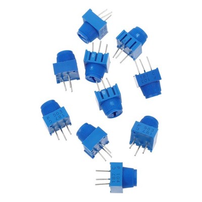 10 Pcs Einstellbare Widerstände Potentiometerknöpfe Elektronikkomponenten