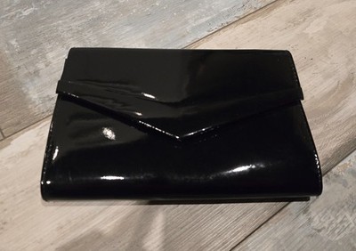 Handtasche Schwarz lack Clutch Frauentasche Accessoires Frauenhandtasche