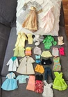 Vintage Barbie 1960s Clothing Lot Gowns Peignoir Skipper Swimsuit Theater Date