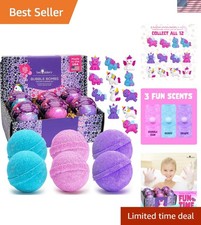 Unicorn Bath Bombs for Girls with Surprise Toys Inside 6 Pack - Large Bubble ...