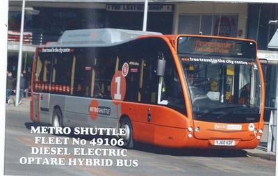 METRO SHUTTLE OPTARE HYBRID BUS