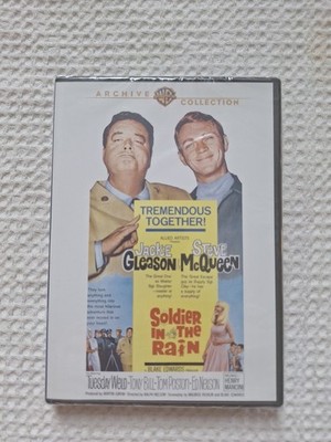 Soldier In The Rain (DVD 2010 W/S) Jackie Gleason/Steve McQueen NEW Free Ship !!