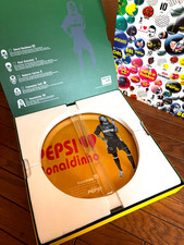 Pepsi Ronaldinho Big Badge Clock Limited Prize Japan Get & Win Star Players NEW