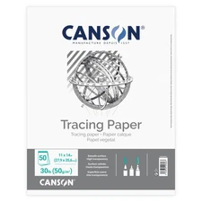 11x14 inch Artist Series Tracing Pad 50 Sheets Tape Bound Art Paper Supply