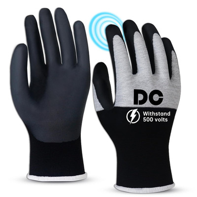 Insulated Electrician Gloves 500V Touch-Screen Voltage/Flame Retardant Work Glov