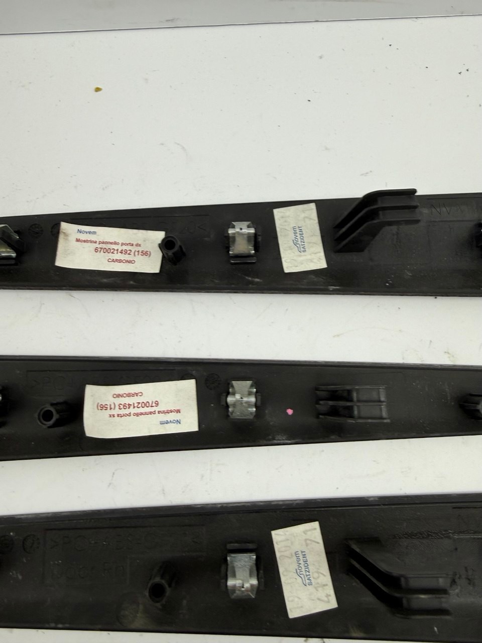 2014-2020 Maserati Ghibli M157 Carbon Door Trim Garnish Insert Set 670021492 OEM