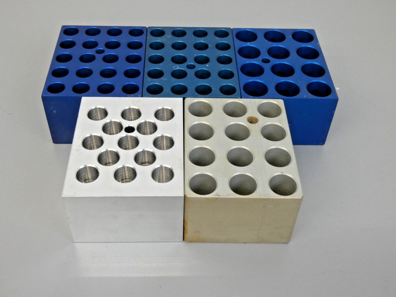 Five Dry Bath Blocks, Various Sizes and Manufacturers