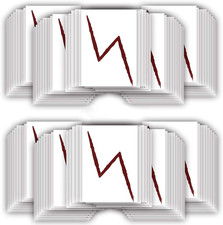 24Pcs Wizard Lightning Bolt Scar Temporary Tattoo for Halloween Wizard Theme Par