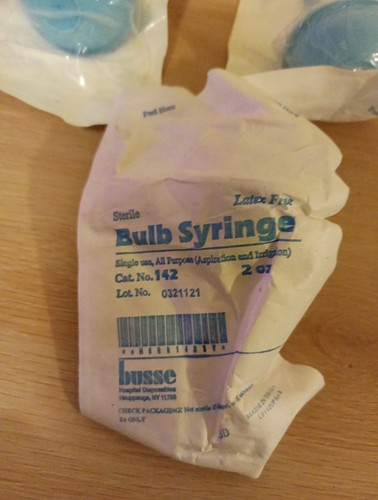 Lot 3 Busse STERILE 2 OZ. (60ml) EAR / NASAL LATEX FREE SYRINGE | eBay