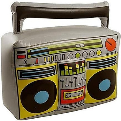 2 x Große aufblasbare Ghetto-Blaster