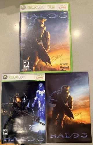 Halo 3 (Xbox 360, 2007) - POSTER, CASE, GAME, MANUAL