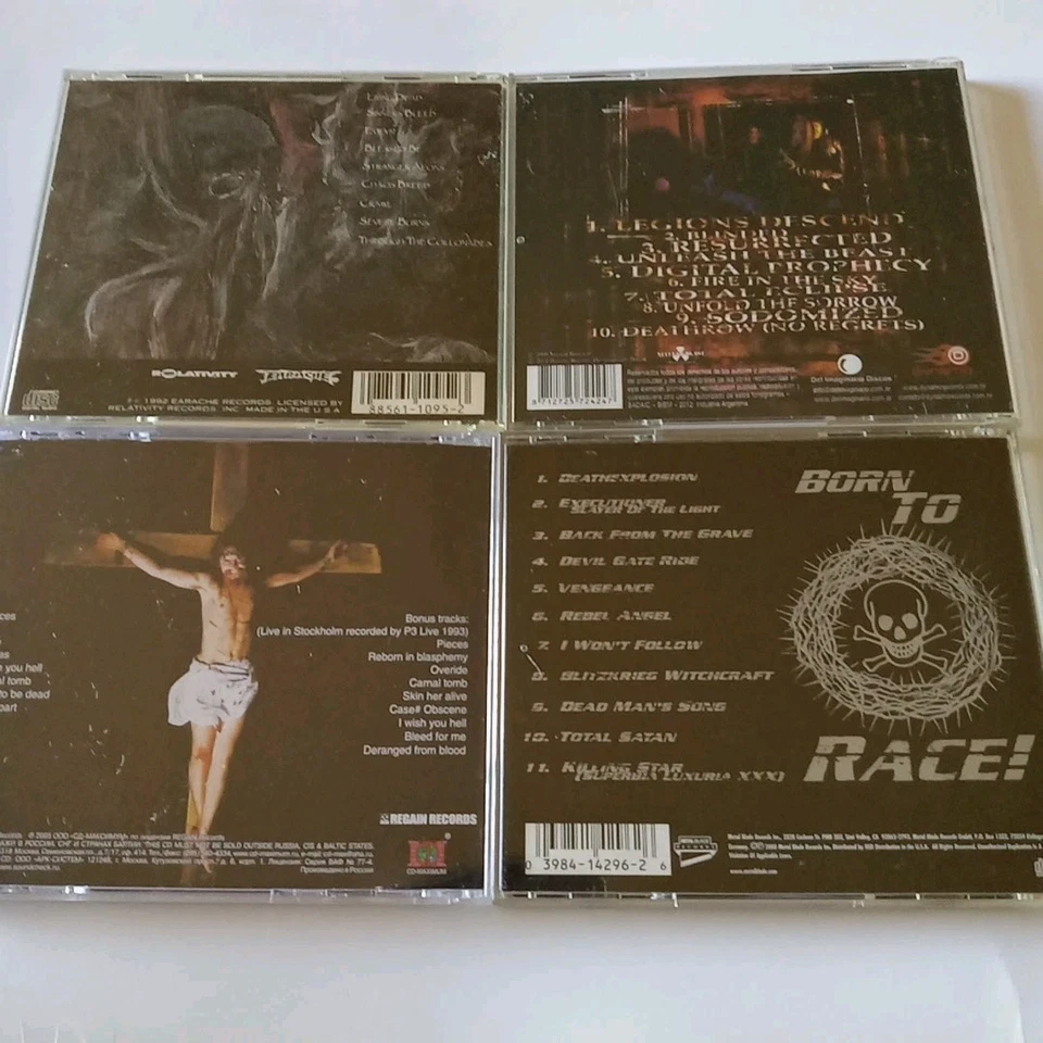 Death Metal 4 CD Lot Entombed Hypocrisy Dismember The Crown - Image 2 of 3