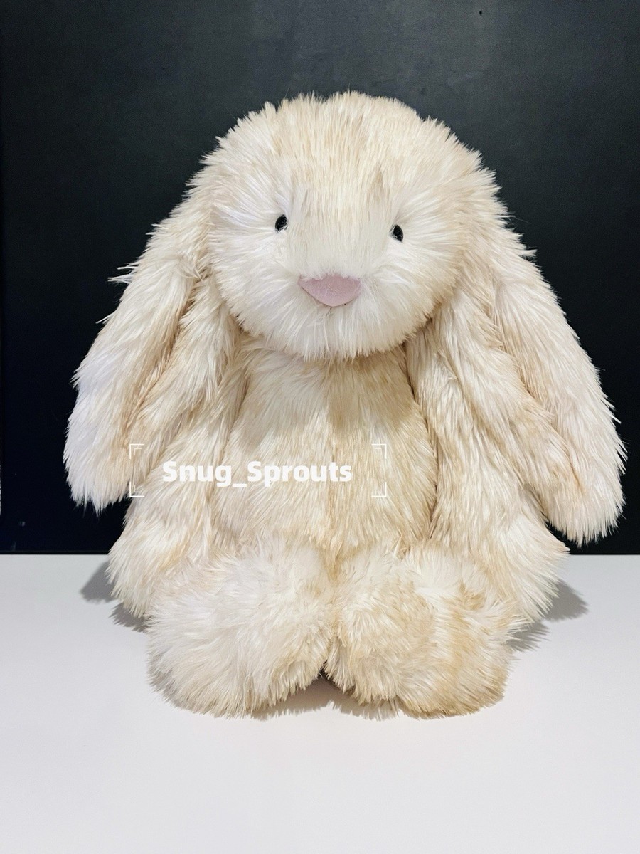 100% AUTHENTIC NWT Jellycat Big Bashful Springlowe Luxe Bunny