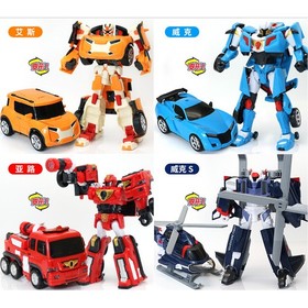 Tobot Galaxy R X Y Transforming Convert Car to Robot Action Figure Toy Boy Gifts
