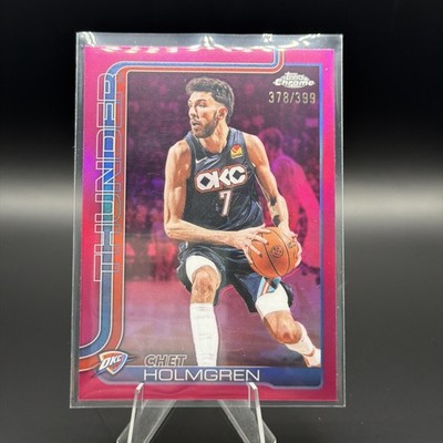 2026 Topps Chrome Update - Chet Holmgren Magenta Refractor /399 #31 Thunder