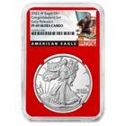 2022-W Proof $1 American Silver Eagle Congratulations Set NGC PF69UC ER Black