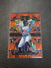 2024 Panini Select - Concourse Sebastian Walcott #34 Orange Flash Prizm (RC)