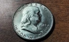 1948 Franklin Half Dollar AU UNC