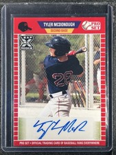 McDonough, Tyler - 2021 Leaf Pro Set - Red - Autograph