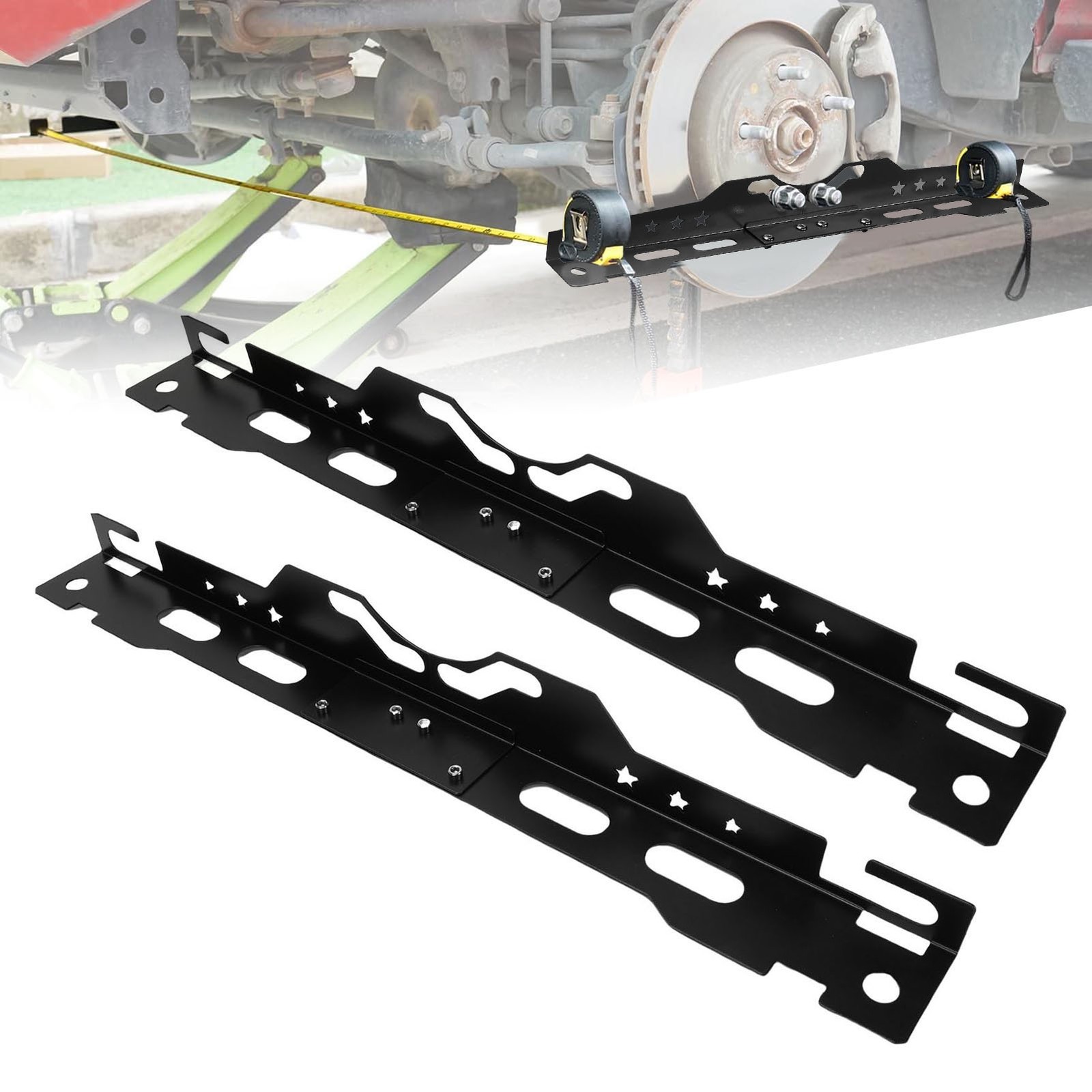 Wheel Alignment Tool Plates Iron Accurate Measurement Secure Anti Drop Groove