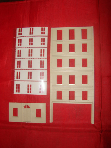 JOUEF HO PLAQUE POUR MONTAGE IMMEUBLE MODULAIRE 1053 1054 DECOR TRAIN | Zustand: Occasion