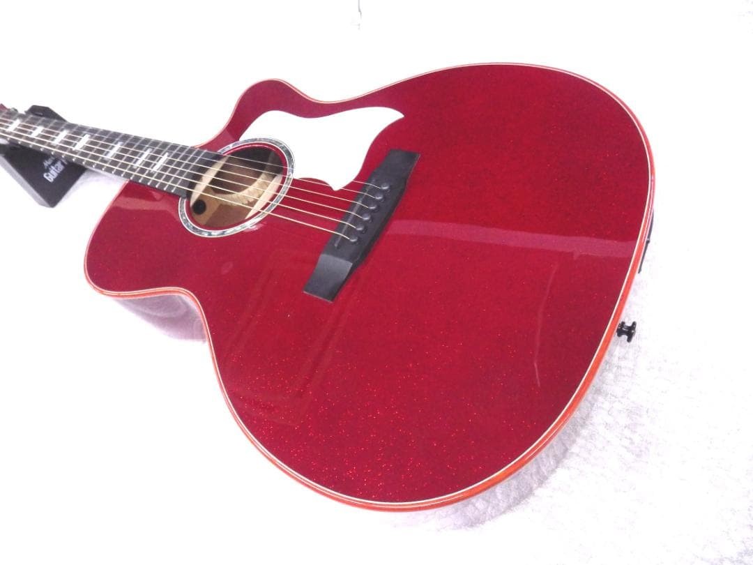 Acoustic Electric Guitar S. Yairi YATK-1400EC/RDG Red Glitter