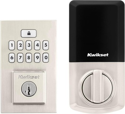 Kwikset SmartCode 260 Keyless Entry Electronic Keypad Deadbolt Satin Nickel, NEW