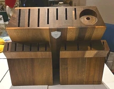 Dalstrong KNIFE BLOCK ONLY Wooden 18 Slot Gladiator Series Colossal Heavy Block