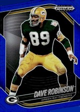2025 Panini Prizm Black #59 Dave Robinson Prizms Blue #/199