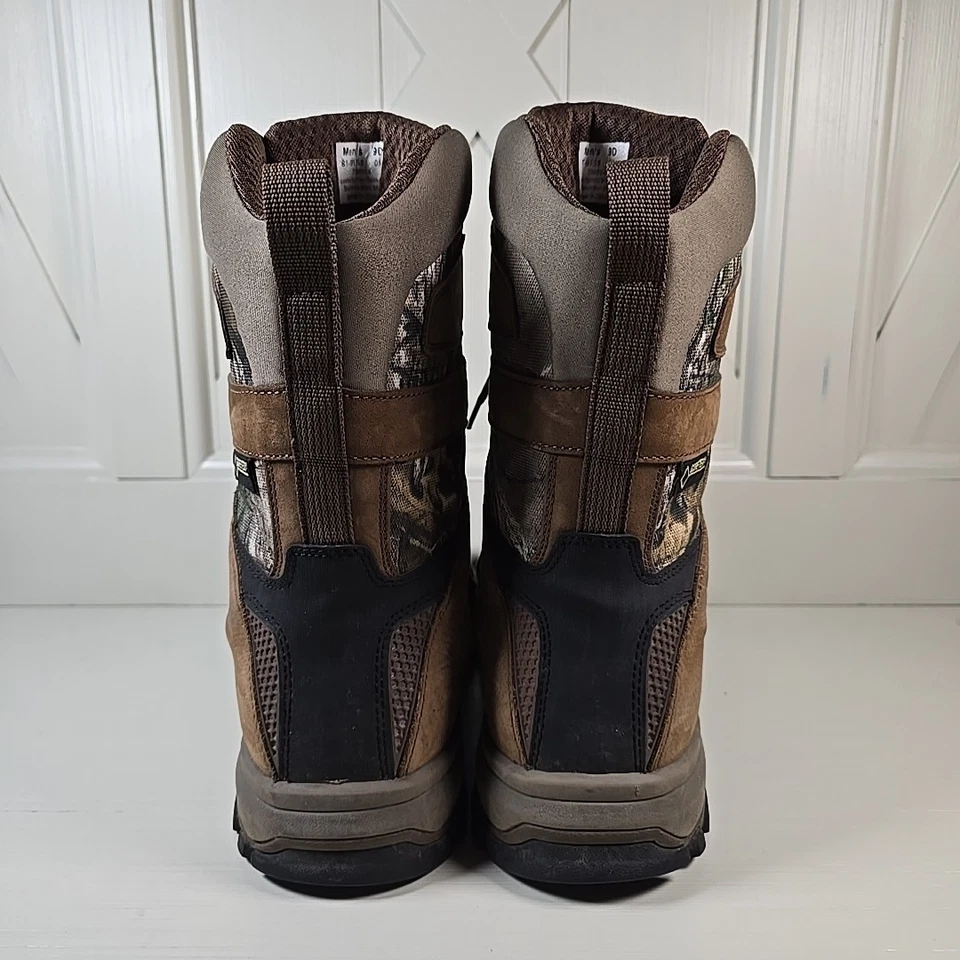 Cabelas Mens 9 Camo Waterproof Insulated Tall Hunting Boot Gore-Tex Thinsulate - Image 4 of 4