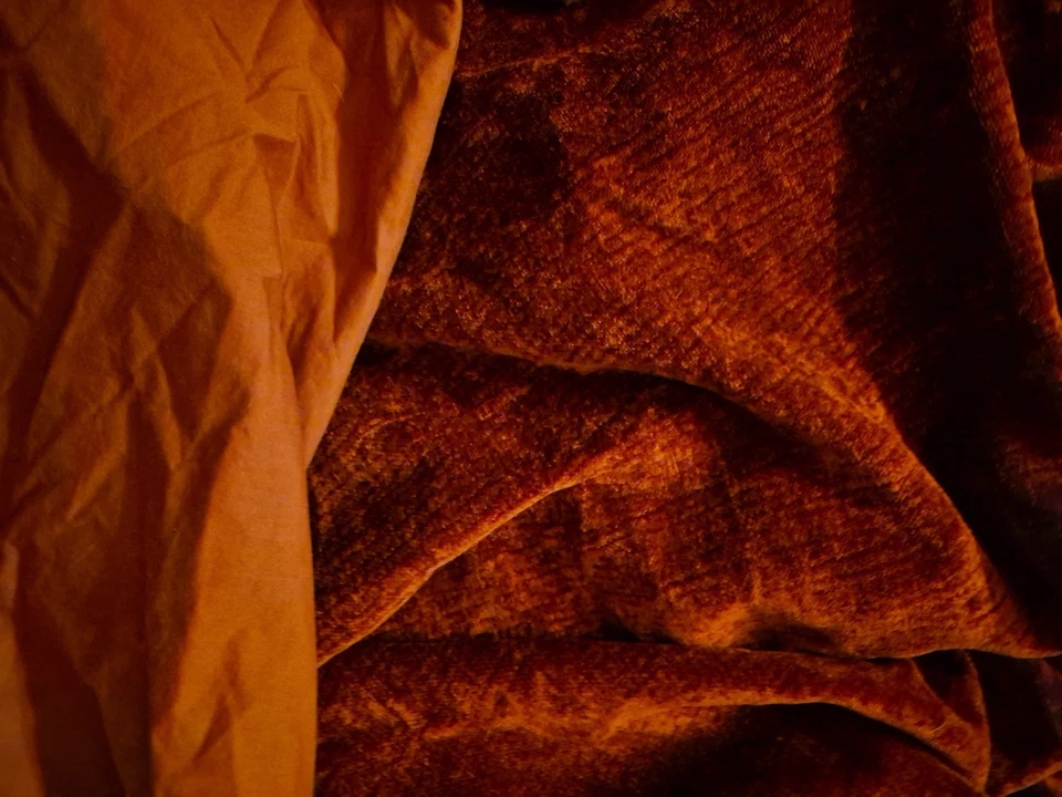 Chenilla tapizada Beacon Looms Inc. Funda nórdica cordón labial retorcido granate reina/ Foto 2 de 4