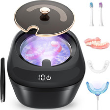 Ultrasonic Retainer Cleaner Machine - 45Khz LED Light Ultrasonic Cleaner for De