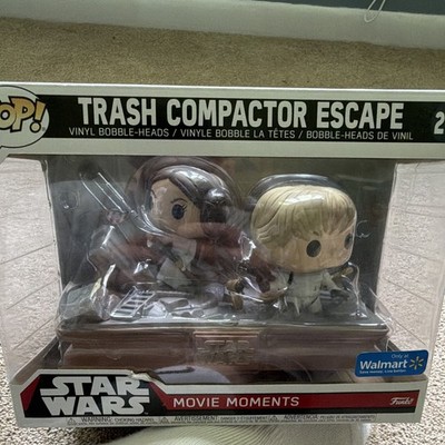Funko Pop! Star Wars Trash Compactor Escape Walmart Exclusive Leia & Luke