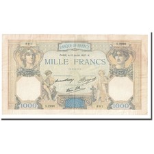 [#646622] France, 1000 Francs, Cérès et Mercure, 1937, 1937-07-15, AU