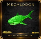 Megalodon-Ark Survival Ascended-ASA-Top Stats-Solids-Colors-PVE PS5/XBOX/PC-AAO