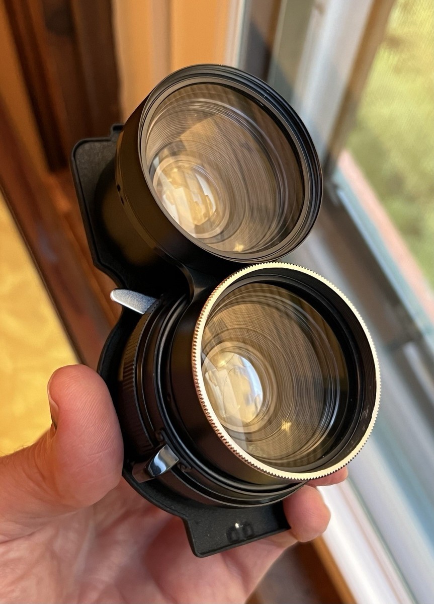 Mamiya Sekor 65mm f3.5 TLR Lens Blue Dot w/ Lens Caps *for C