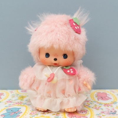 Sekiguchi Bebichhichi Femmina Con Tutina Rosa 14 Cm – Peluche Morbido Originale Con Ciuccio
