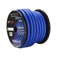 Orion Cobalt 0 Gauge CCA Wire with Blue Jacket - 50ft Roll