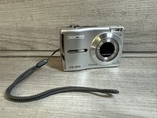 Olympus FE-310 8mp 5x Optical Zoom Silver Digital Camera Tested Works Excellent